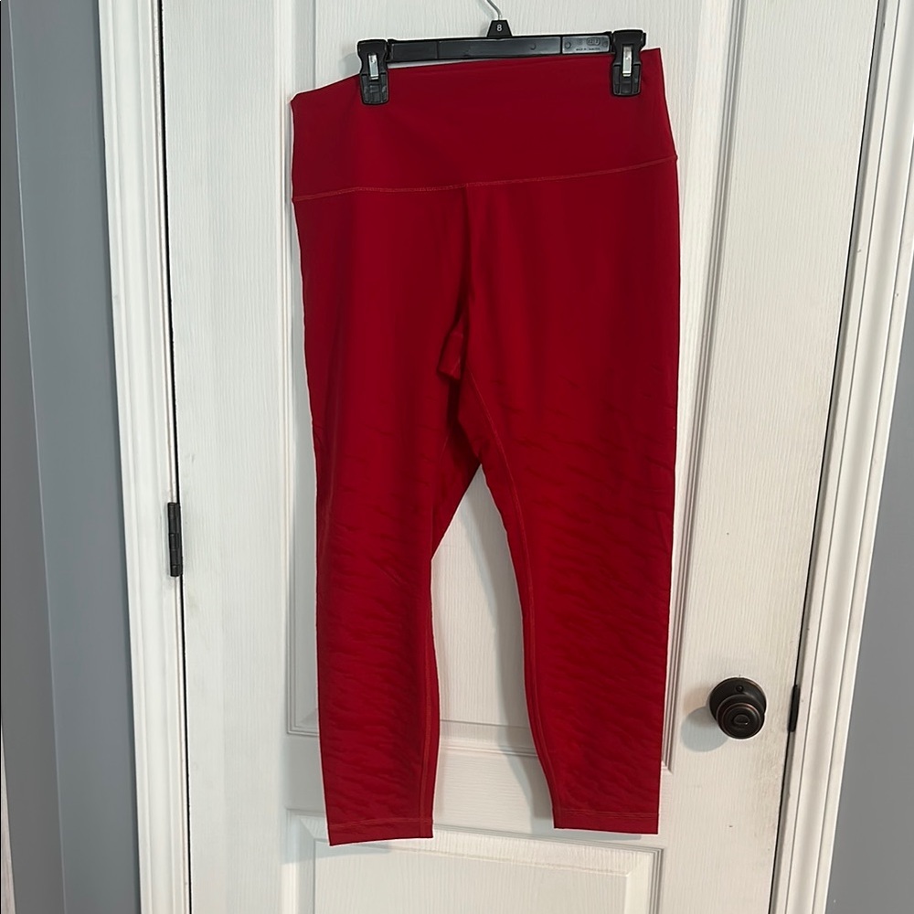 Lululemon Red Leggings